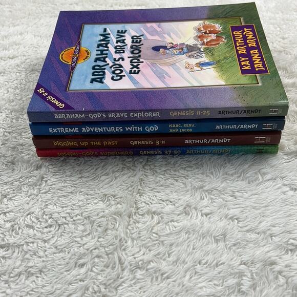 Inductive Bible Study kids - Kay Arthur Precepts lot of 4 - Genesis, Jacob, Esau - Picture 3 of 11